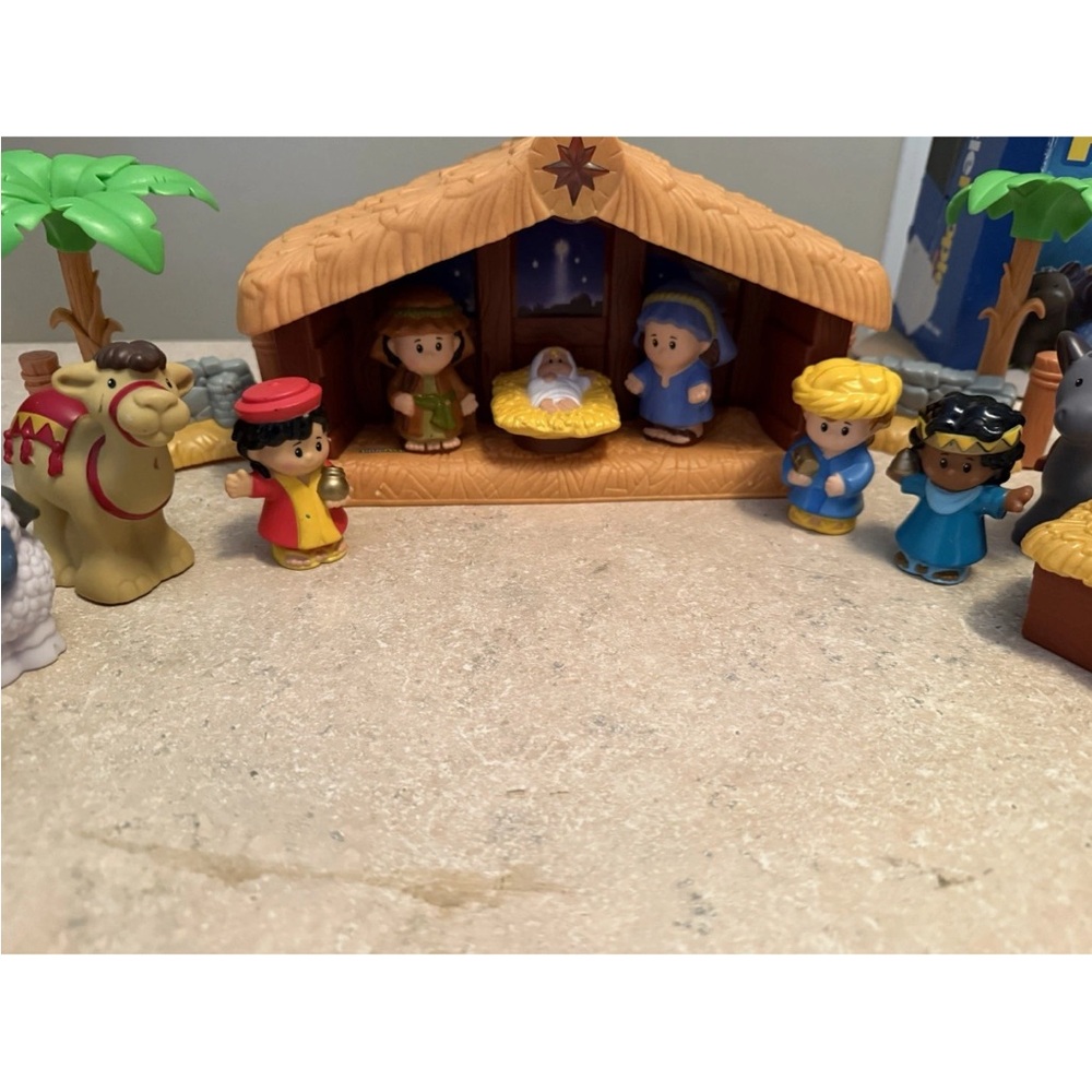 Fisher-Price Little People Deluxe Christmas Story Nativity Set Complete w/ Box